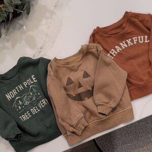 Little Co. By Lauren Conrad Cozy Kids' Holiday Sweatshirt Set 9 Months